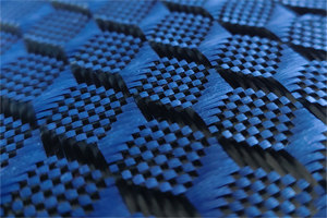 新型複合纖維布 碳纖維芳綸混編布 高性能玻纖/碳纖/芳綸纖維複合編織布 顔色紋路花式可定制 體育用品/汽車用複合材料纖維布